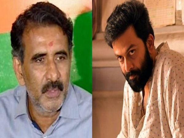 താങ്കൾ അച്ഛൻ സുകുമാരന് ഒരു അപമാനമാണ്; പൃഥ്വിരാജിനെതിരെ അഡ്വ. ബി ഗോപാകൃഷ്ണൻ
