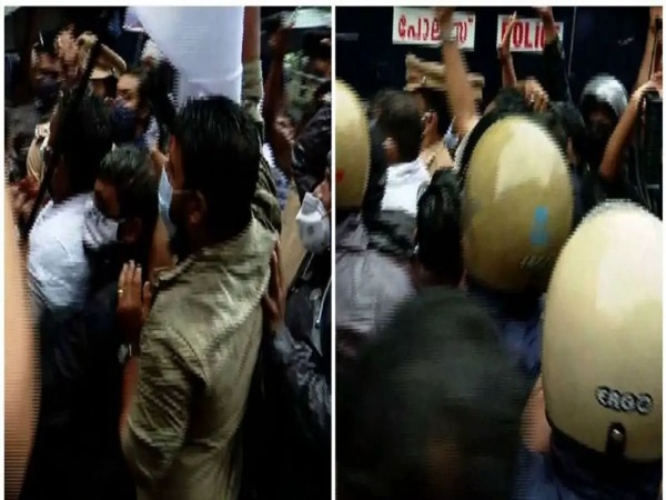 എല്ലാദിവസവും കടകള്‍ തുറക്കാന്‍ അനുമതി നല്‍കണമെന്ന് ആവശ്യപ്പെട്ട് കോഴിക്കോട് വ്യാപാരികളുടെ പ്രതിഷേധം