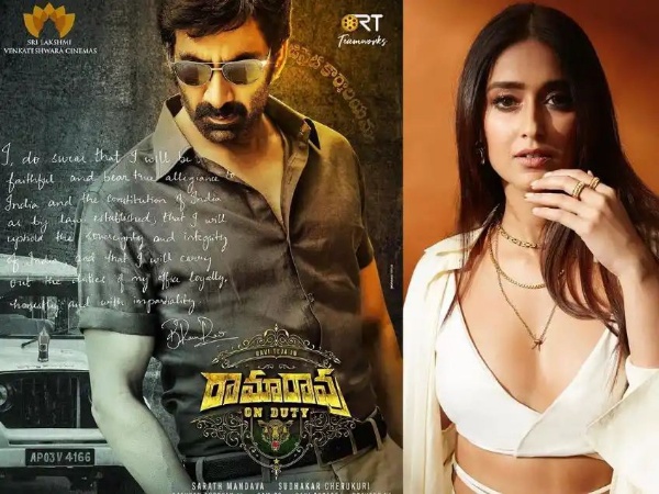 രവി തേജയുടെ രാമറാവു ഓണ്‍ ഡ്യൂട്ടിയിൽ നായികയായി  ഇലിയാന ഡി ക്രൂസ്