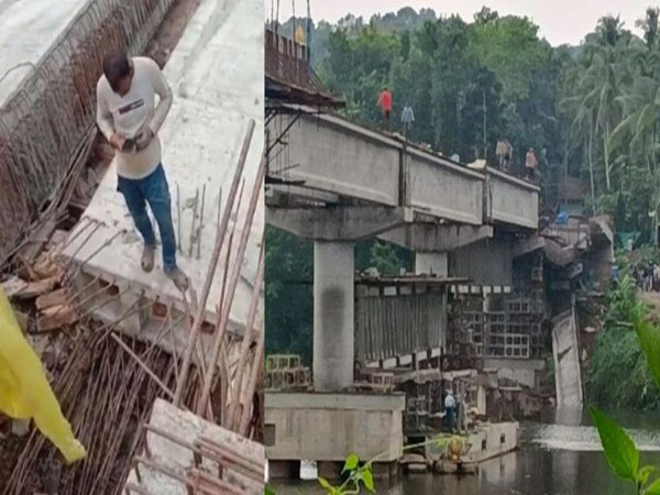 കോഴിക്കോട് മുക്കത്ത് നിര്മ്മാണത്തിലിരുന്ന പാലം തകര്ന്നു.