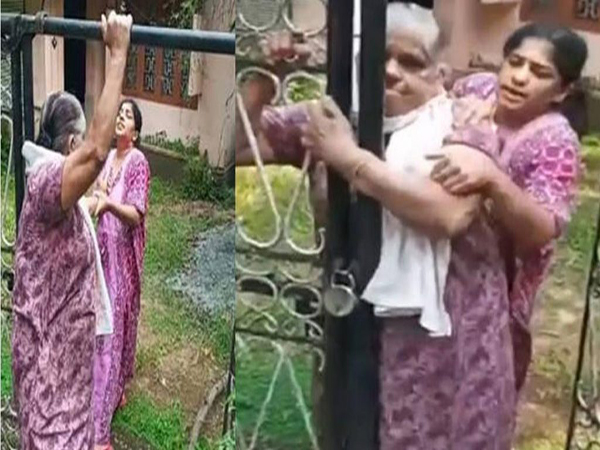 കൊല്ലം പത്തനാപുരത്ത് അമ്മയെ മകള്‍ തൂണില്‍ കെട്ടിയിട്ട് മര്‍ദിച്ചു.