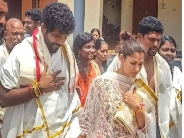 നയൻതാരയും , വിഘ്‌നേഷ് ശിവനും ചെട്ടികുളങ്ങര ദേവീക്ഷേത്രത്തിൽ ദർശനം നടത്തി.