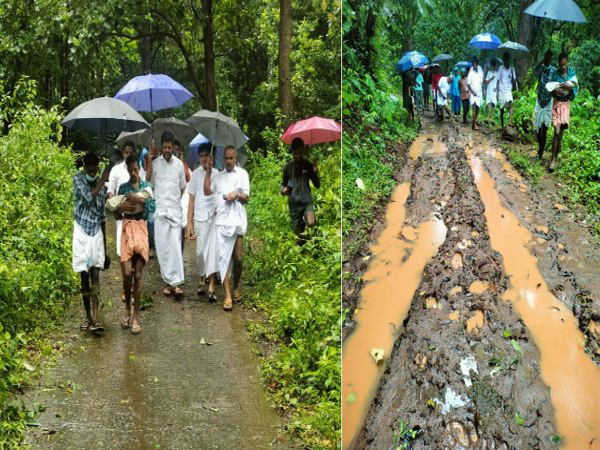 അട്ടപ്പാടിയില്‍ കുഞ്ഞിന്റെ മൃതദേഹവുമായി പിതാവ് നടന്നത് രണ്ട് കിലോമീറ്റര്‍ ദൂരം.