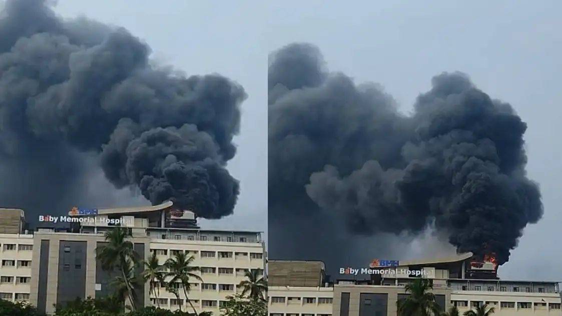 കോഴിക്കോട് ബേബി മെമ്മോറിയല്‍ ആശുപത്രിയില്‍ തീപിടുത്തം