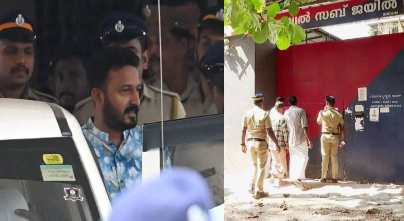 ജയിലിൽ കാണാൻ എത്തിയ കോൺഗ്രസ് പ്രവർത്തകരെ  കാണാൻ കൂട്ടാക്കാതെ രാഹുൽ മാങ്കൂട്ടത്തിൽ