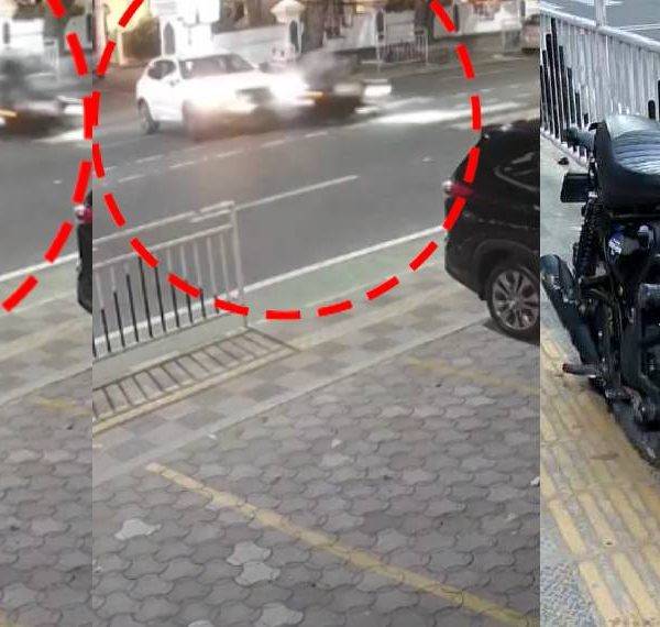 ട്രിവാൻഡ്രം ക്ലബിന് മുന്നിലെ അപകടത്തിന്റെ CCTV ദൃശ്യം പുറത്ത്