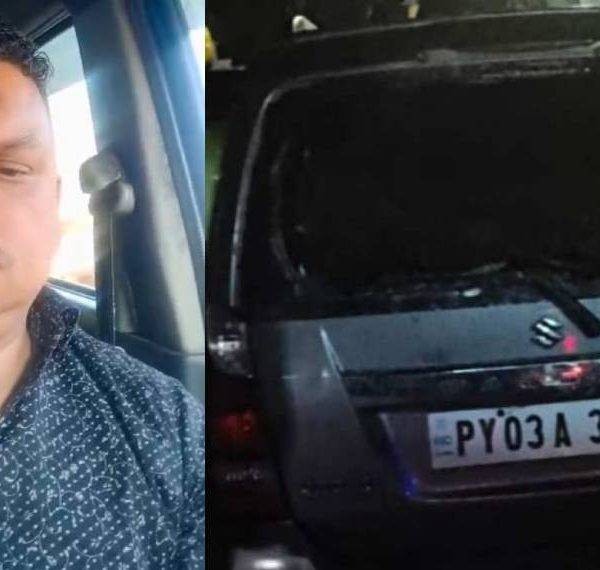 മാനന്തവാടിയിൽ കാറിൽ തീ കൊളുത്തി കുടുംബത്തിന്‍റെ ആത്മഹത്യാ ശ്രമം;കണ്ണൂര്‍ സ്വദേശി മരിച്ചു