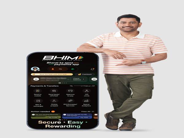 എം.എസ്. ധോണിയെ ബ്രാന്‍ഡ് അംബാസഡറായി പ്രഖ്യാപിച്ച് ഭീം പേയ്മെന്‍റ്സ് ആപ്പ്